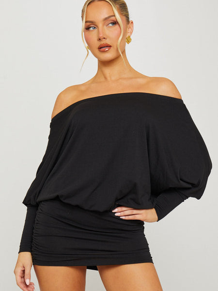 Élise Off-Shoulder Mini Dress