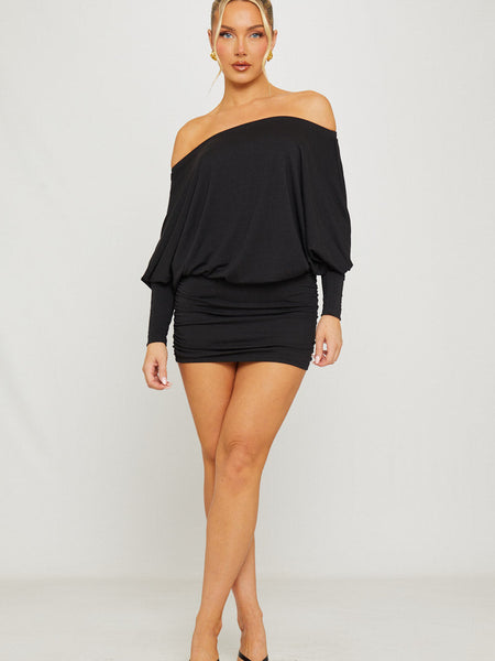 Élise Off-Shoulder Mini Dress