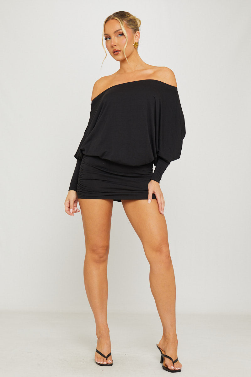 Élise Off-Shoulder Mini Dress