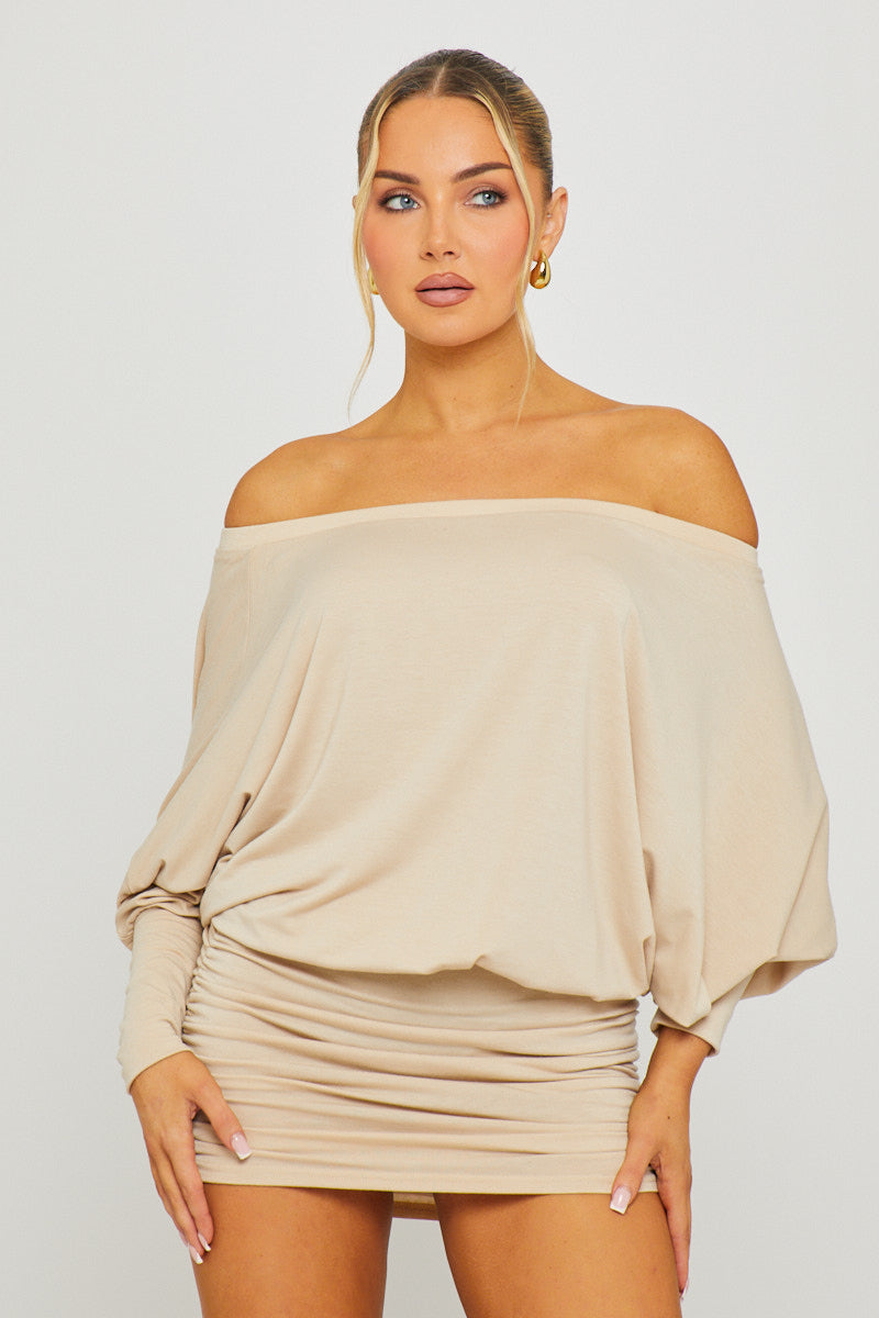 Élise Off-Shoulder Mini Dress