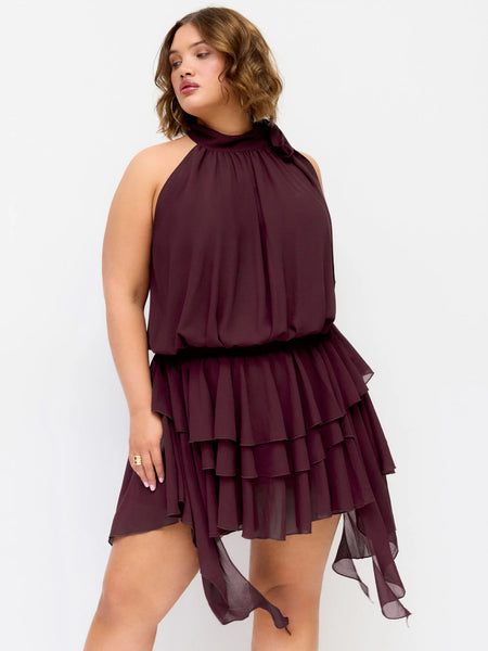 Celeste Chiffon Mini Dress