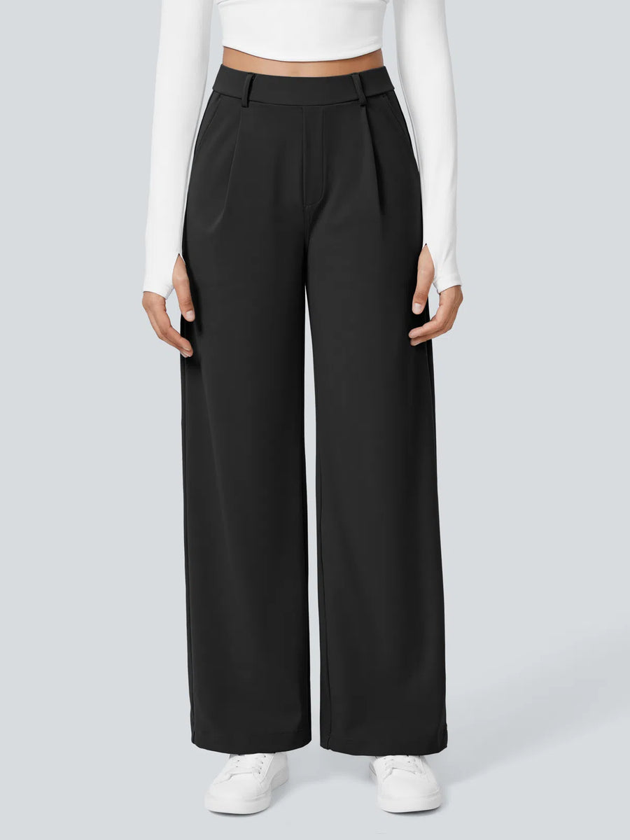 Halara Flex™ DayStretch High-Waisted Straight-Leg Suit Pants with Pockets
