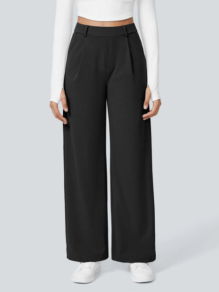 Halara Flex™ DayStretch High-Waisted Straight-Leg Suit Pants with Pockets