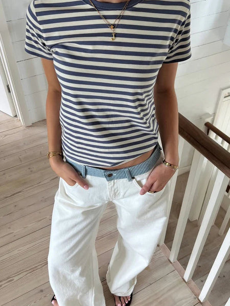 White Wide-Leg Jeans