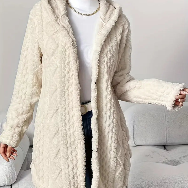 CARDIGAN COZY – À CAPUCHE JACQUARD