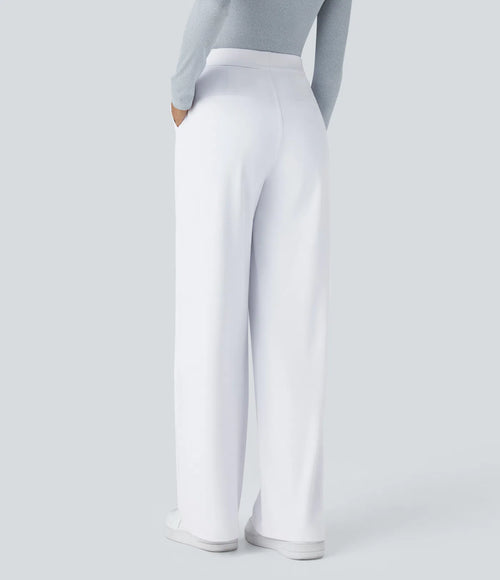 Pantalon tailleur Halara Flex™ DayStretch coupe droite taille haute avec poches