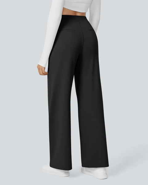 Halara Flex™ DayStretch High-Waisted Straight-Leg Suit Pants with Pockets