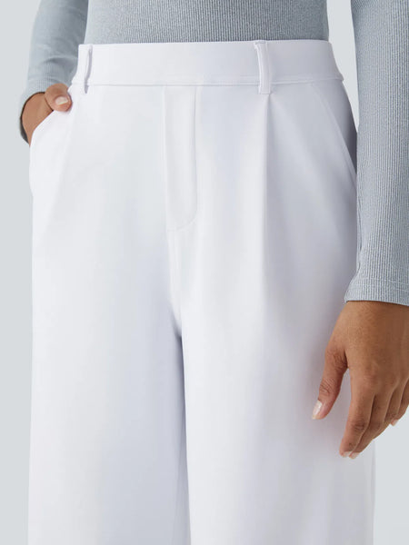 Halara Flex™ DayStretch High-Waisted Straight-Leg Suit Pants with Pockets