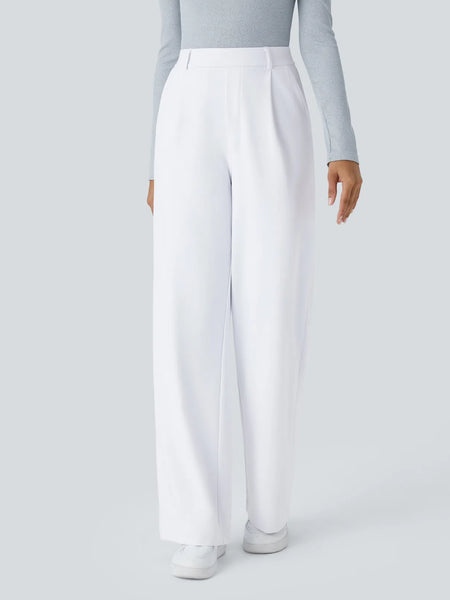Halara Flex™ DayStretch High-Waisted Straight-Leg Suit Pants with Pockets