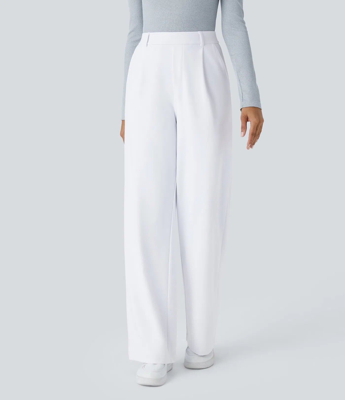 Pantalon tailleur Halara Flex™ DayStretch coupe droite taille haute avec poches