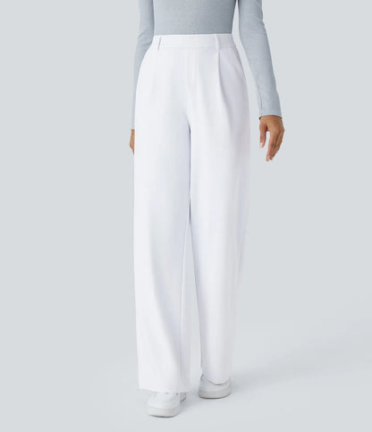 Pantalon tailleur Halara Flex™ DayStretch coupe droite taille haute avec poches