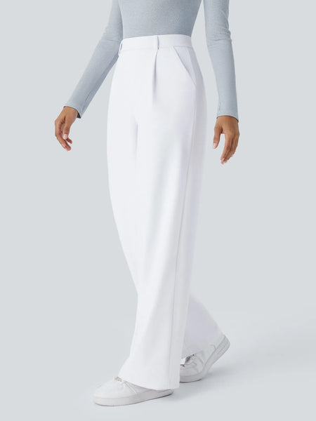 Halara Flex™ DayStretch High-Waisted Straight-Leg Suit Pants with Pockets