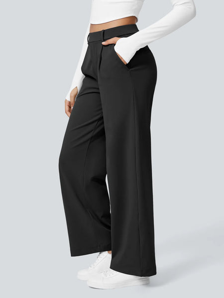 Halara Flex™ DayStretch High-Waisted Straight-Leg Suit Pants with Pockets