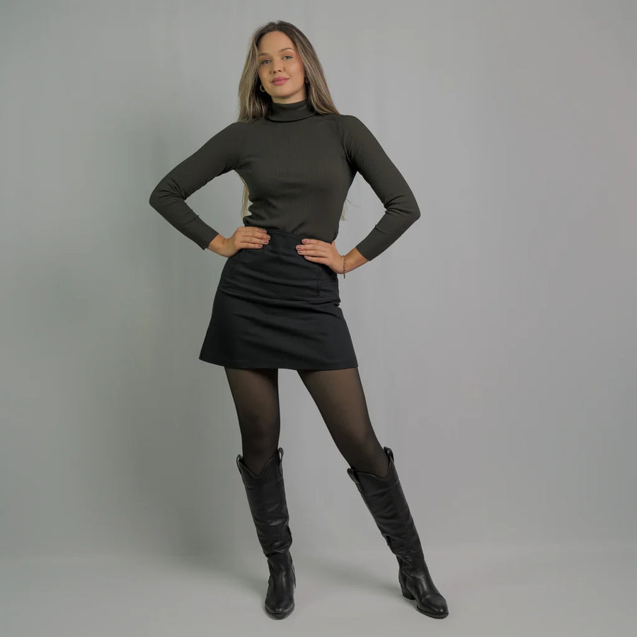 Collant Polaire Effet Transparent
