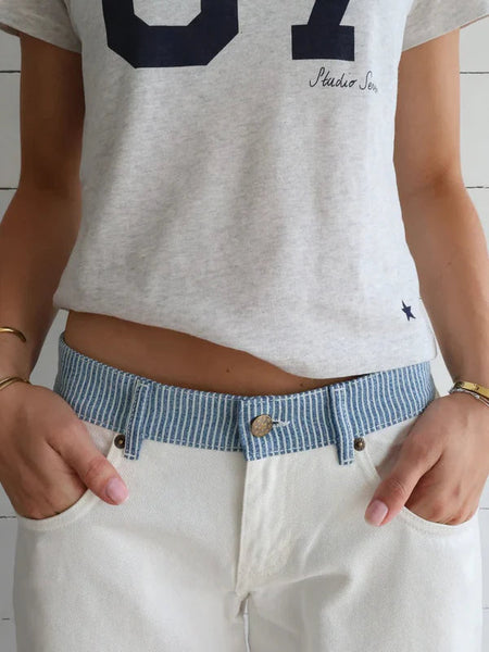 White Wide-Leg Jeans
