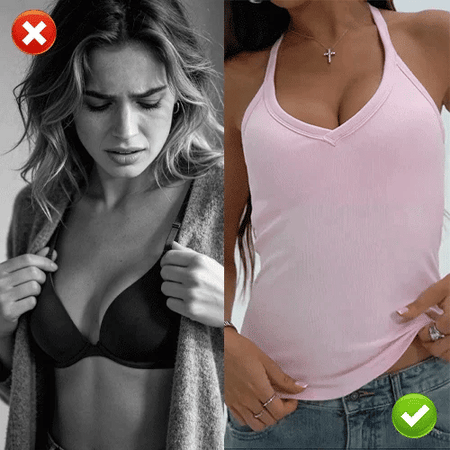 Débardeur Femme Rembourré Ajusté